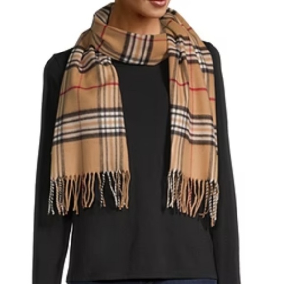 V. Fraas plaid scarf - Picture 2 of 3